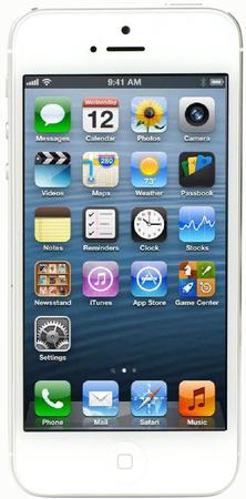 Смартфон Apple iPhone 5 32Gb White & Silver - Пыть-Ях